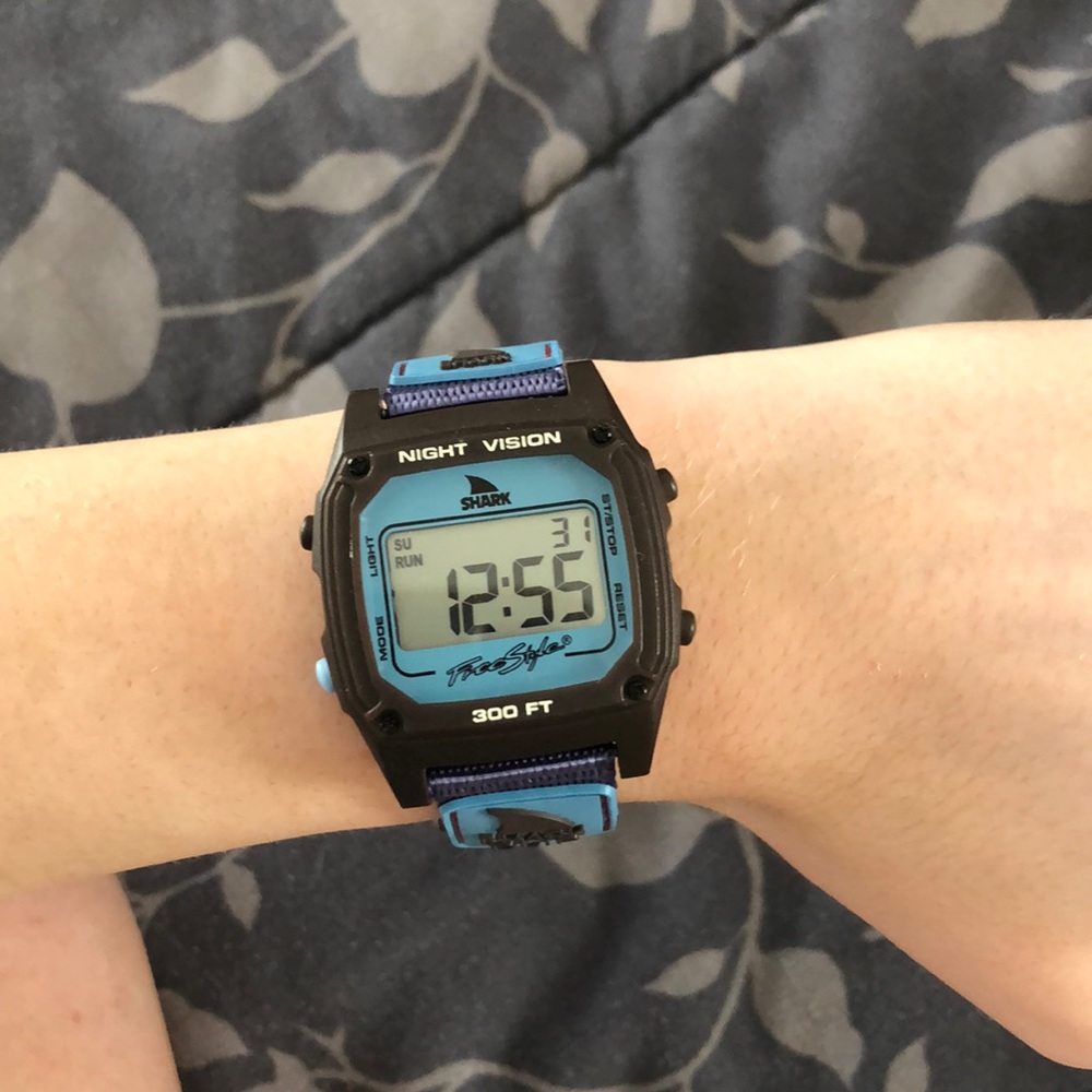 Blue/ Purple Shark Watch